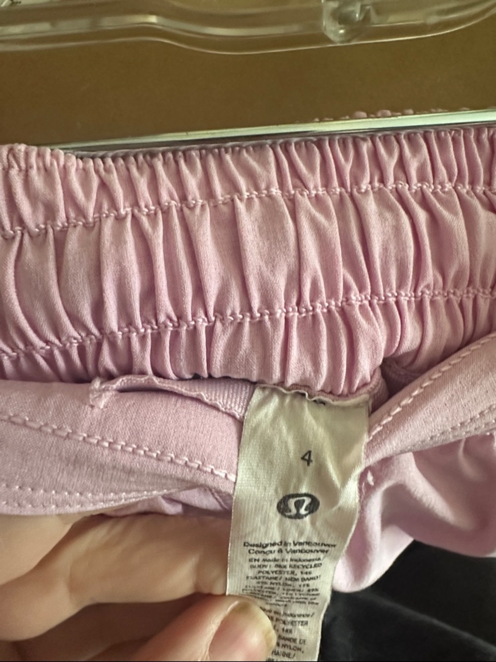 lululemon athletica Light Pink Athletic Shorts